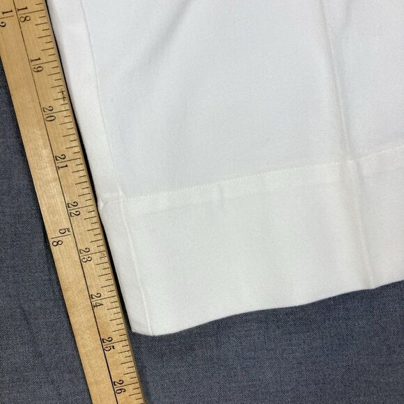 Peck And Peck Weekend Capri Pants Womens Sz 16 Ivory Straight Leg Casual Neutral - Picture 12 of 14